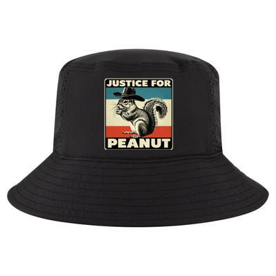 Peanut Squirrel Justice For Peanut Vintage Cool Comfort Performance Bucket Hat