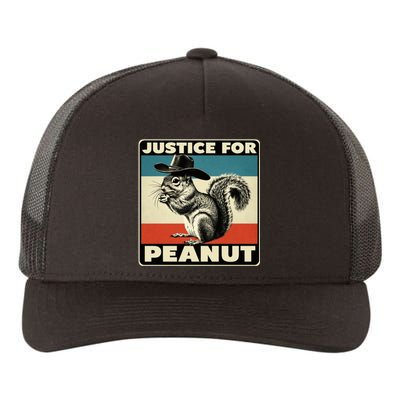 Peanut Squirrel Justice For Peanut Vintage Yupoong Adult 5-Panel Trucker Hat