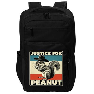 Peanut Squirrel Justice For Peanut Vintage Impact Tech Backpack