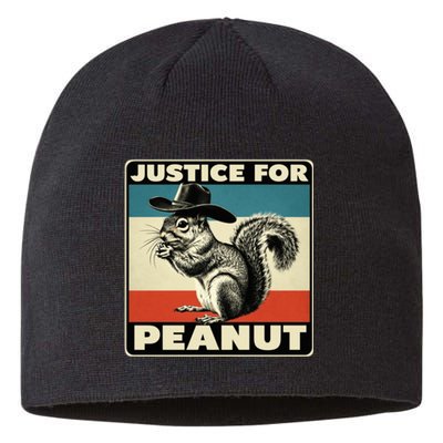 Peanut Squirrel Justice For Peanut Vintage Sustainable Beanie