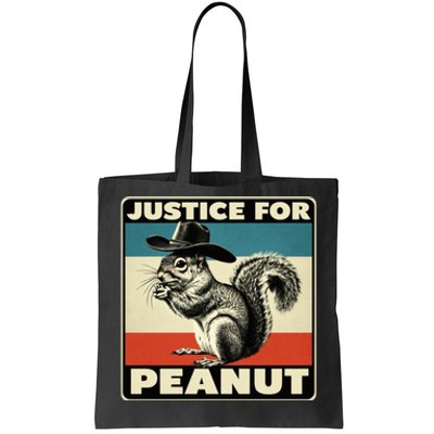 Peanut Squirrel Justice For Peanut Vintage Tote Bag