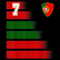 Portugal Soccer Jersey Flag Retro 7 Portuguese Football Drawstring Bag