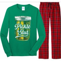 Pickle Slut Juicy Big Dill Pickle Lover Long Sleeve Pajama Set