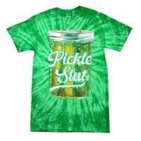 Pickle Slut Juicy Big Dill Pickle Lover Tie-Dye T-Shirt