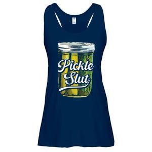 Pickle Slut Juicy Big Dill Pickle Lover Ladies Essential Flowy Tank