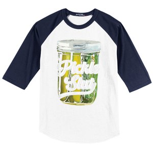 Pickle Slut Juicy Big Dill Pickle Lover Baseball Sleeve Shirt