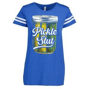 Pickle Slut Juicy Big Dill Pickle Lover Enza Ladies Jersey Football T-Shirt