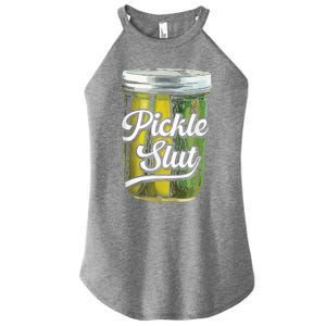 Pickle Slut Juicy Big Dill Pickle Lover Women's Perfect Tri Rocker Tank