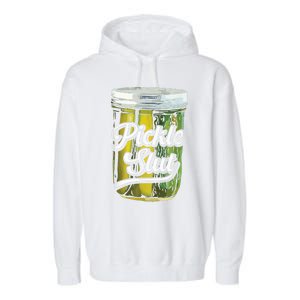 Pickle Slut Juicy Big Dill Pickle Lover Garment-Dyed Fleece Hoodie