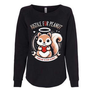 Peanut Squirrel Justice For Peanut The Squirrel Womens California Wash Sweatshirt