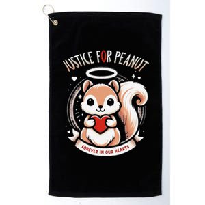 Peanut Squirrel Justice For Peanut The Squirrel Platinum Collection Golf Towel