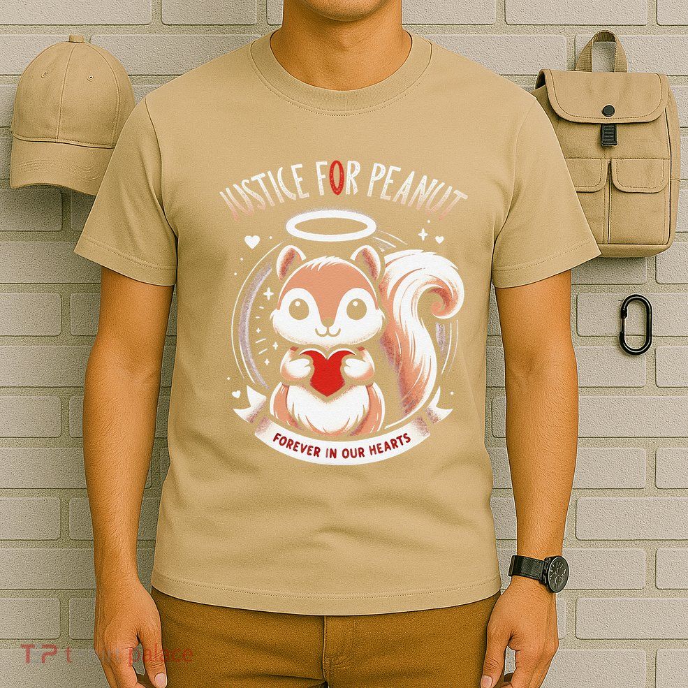 Peanut Squirrel Justice For Peanut The Squirrel T-Shirt