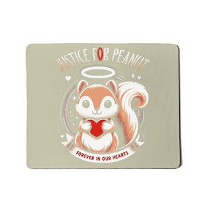 Peanut Squirrel Justice For Peanut The Squirrel Mousepad