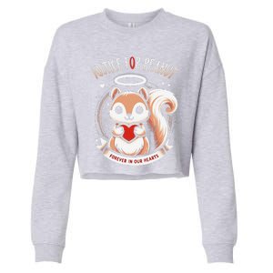 Peanut Squirrel Justice For Peanut The Squirrel Cropped Pullover Crew