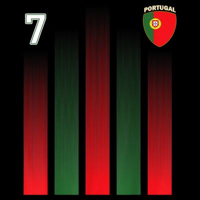 Portugal Soccer Jersey Portugal 7 Soccer Football Fan T-Shirt