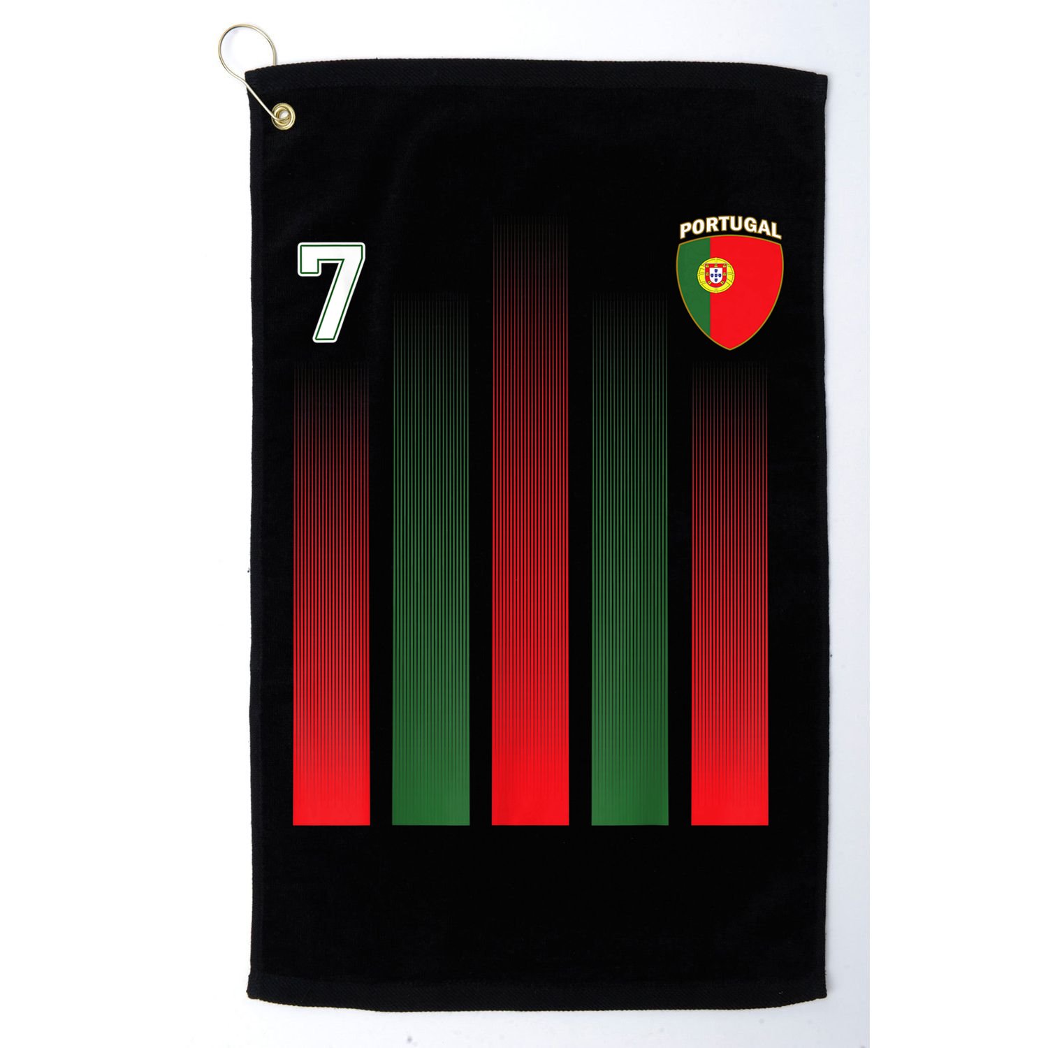 Portugal Soccer Jersey Portugal 7 Soccer Football Fan Golf Towel