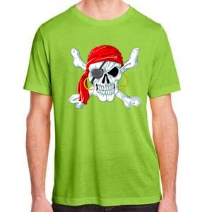 Pirate Skull Jolly And Roger Adult ChromaSoft Performance T-Shirt