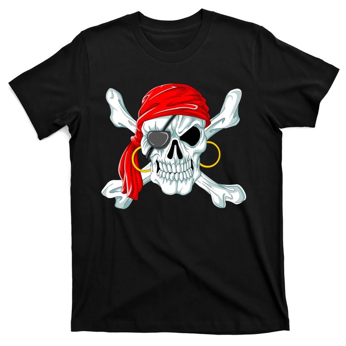 Pirate Skull Jolly And Roger T-Shirt