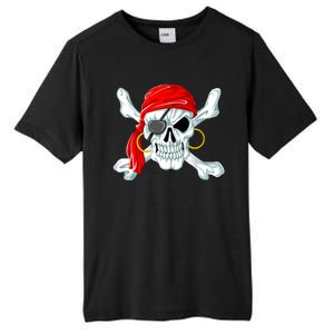 Pirate Skull Jolly And Roger Tall Fusion ChromaSoft Performance T-Shirt