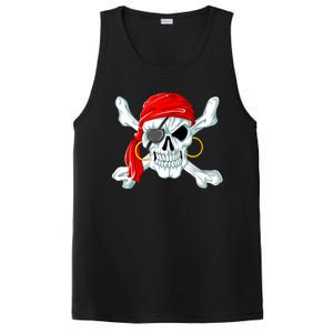 Pirate Skull Jolly And Roger PosiCharge Competitor Tank