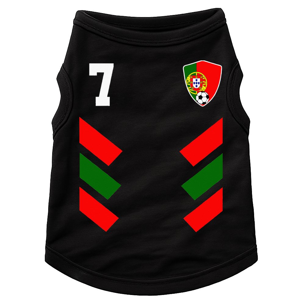 Portugal Soccer Jersey Portuguese Football Flag Doggie Tank