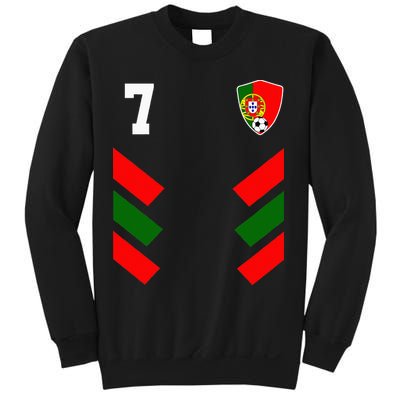 Portugal Soccer Jersey Portuguese Football Flag Sweatshirt