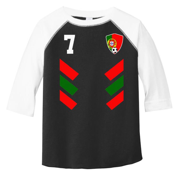 Portugal Soccer Jersey Portuguese Football Flag Toddler Fine Jersey T-Shirt