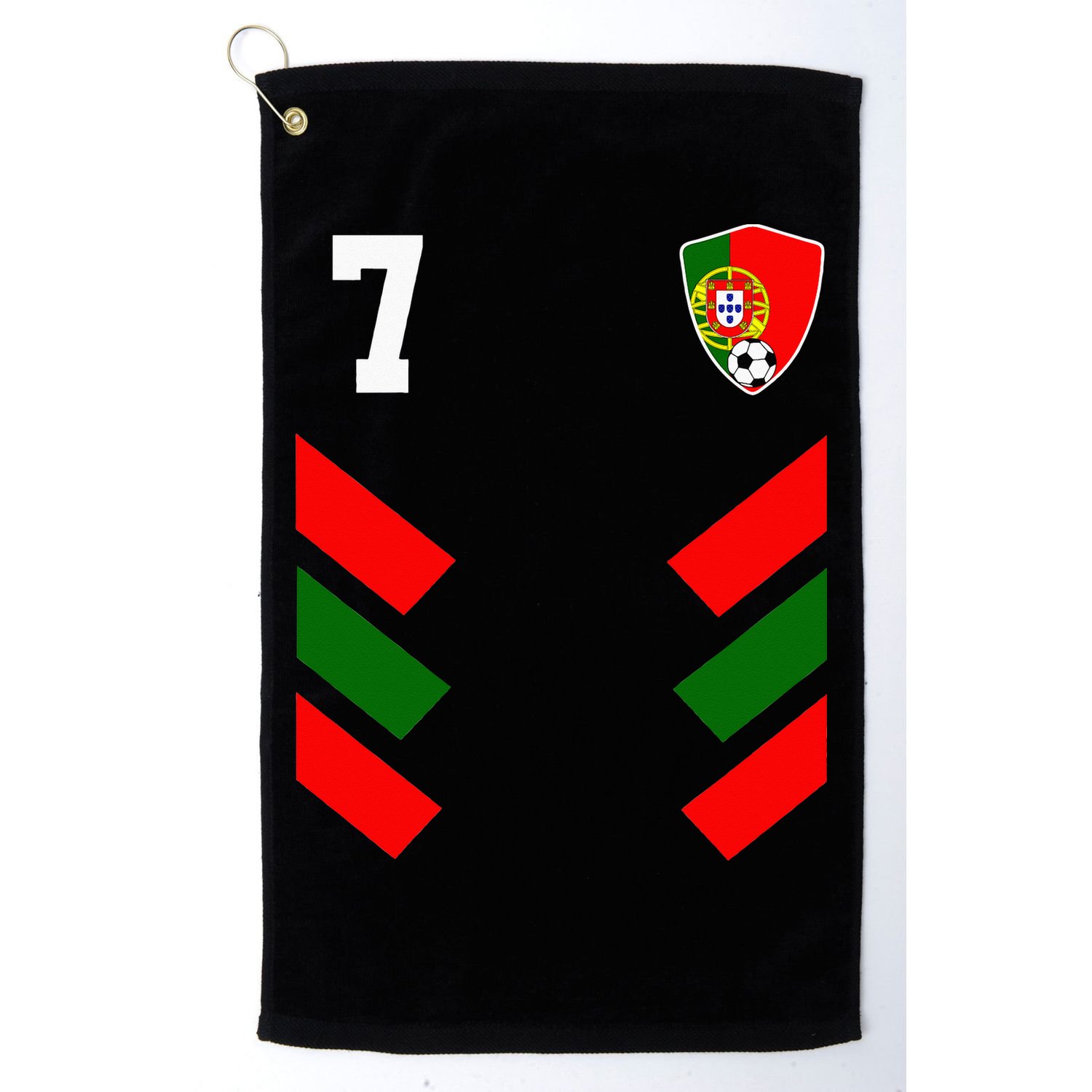 Portugal Soccer Jersey Portuguese Football Flag Golf Towel