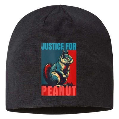 Peanut Squirrel Justice For Peanut Squirrel Sustainable Beanie