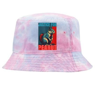 Peanut Squirrel Justice For Peanut Squirrel Tie-Dyed Bucket Hat