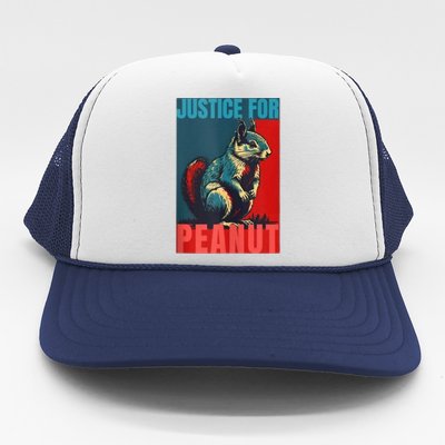 Peanut Squirrel Justice For Peanut Squirrel Trucker Hat