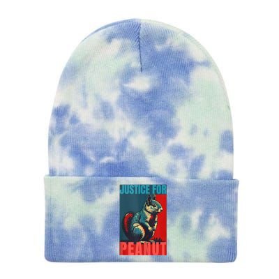 Peanut Squirrel Justice For Peanut Squirrel Tie Dye 12in Knit Beanie