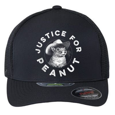 Peanut Squirrel Justice For Peanut Squirrel Flexfit Unipanel Trucker Cap