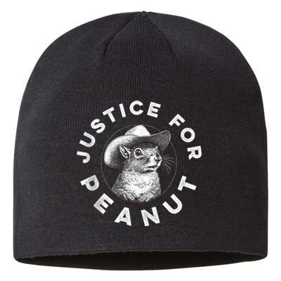 Peanut Squirrel Justice For Peanut Squirrel Sustainable Beanie