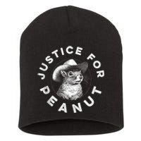 Peanut Squirrel Justice For Peanut Squirrel Short Acrylic Beanie