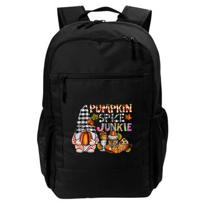 Pumpkin Spice Junkie Autumn Gnome Fall Thanksgiving Lover Backpack