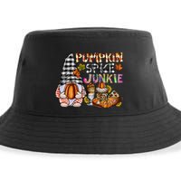 Pumpkin Spice Junkie Autumn Gnome Fall Thanksgiving Lover Sustainable Bucket Hat