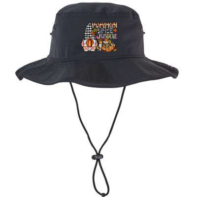 Pumpkin Spice Junkie Autumn Gnome Fall Thanksgiving Lover Bucket Hat