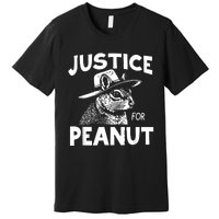 Peanut Squirrel Justice For Peanut Premium T-Shirt