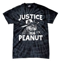 Peanut Squirrel Justice For Peanut Tie-Dye T-Shirt