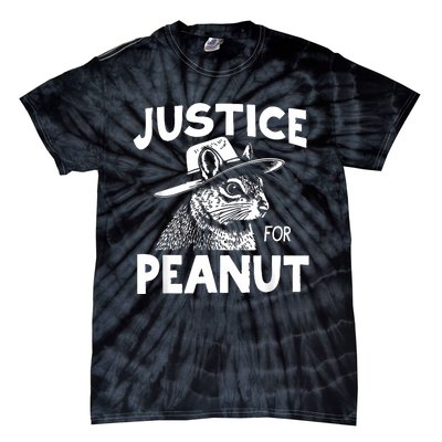 Peanut Squirrel Justice For Peanut Tie-Dye T-Shirt