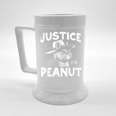 Peanut Squirrel Justice For Peanut Beer Stein