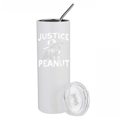 Peanut Squirrel Justice For Peanut Stainless Steel Tumbler