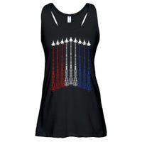 Patriotic Shirts Jet 4th Of July Usa Ladies Essential Flowy Tank