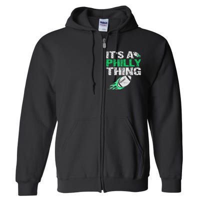 Philadelphia Soccer Jersey Original Fan Badge Full Zip Hoodie