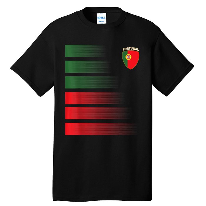 Portugal Soccer Jersey Portugal Football Fan Soccer Tall T-Shirt