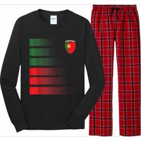 Portugal Soccer Jersey Portugal Football Fan Soccer Long Sleeve Pajama Set