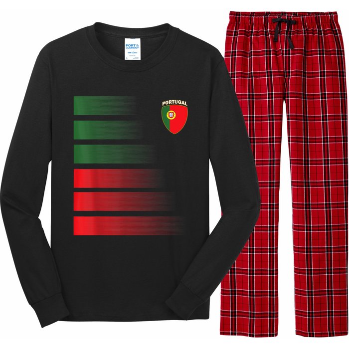 Portugal Soccer Jersey Portugal Football Fan Soccer Long Sleeve Pajama Set