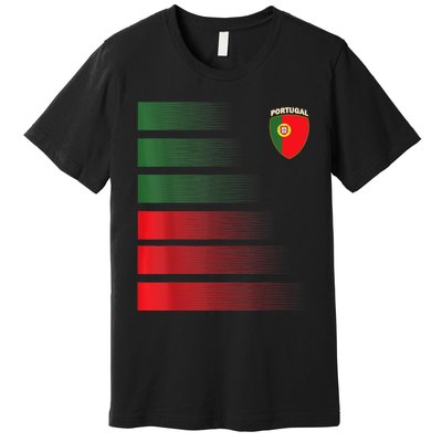 Portugal Soccer Jersey Portugal Football Fan Soccer Premium T-Shirt