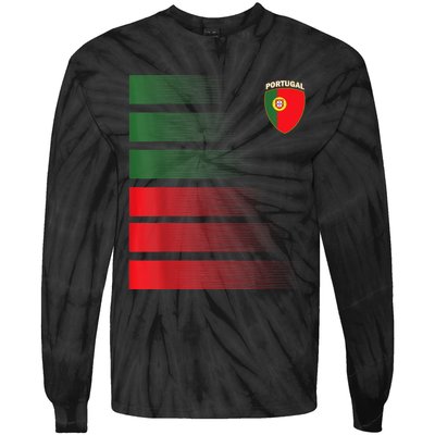 Portugal Soccer Jersey Portugal Football Fan Soccer Tie-Dye Long Sleeve Shirt